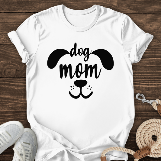 Cute Dog Mom Face Tee