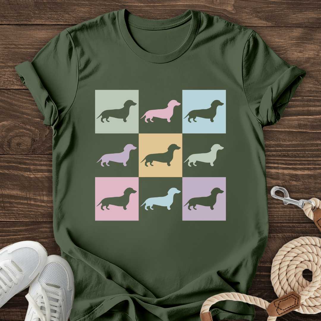 Minimal Dachshund Tee