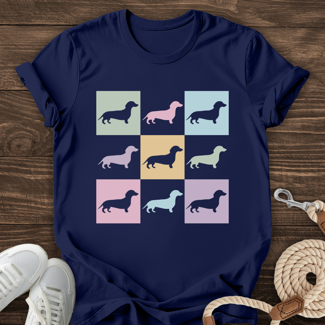 Minimal Dachshund Tee