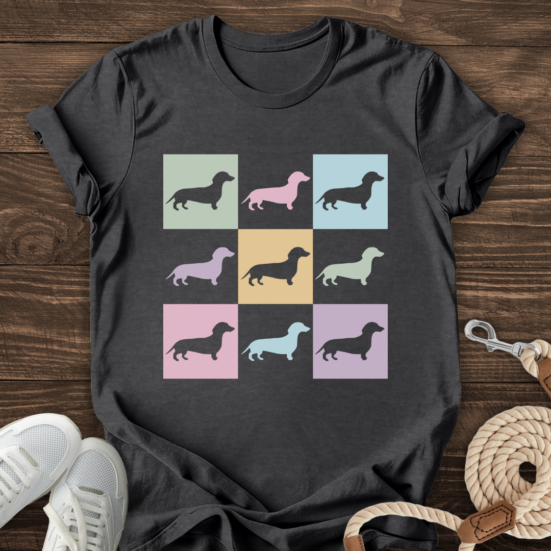 Minimal Dachshund Tee
