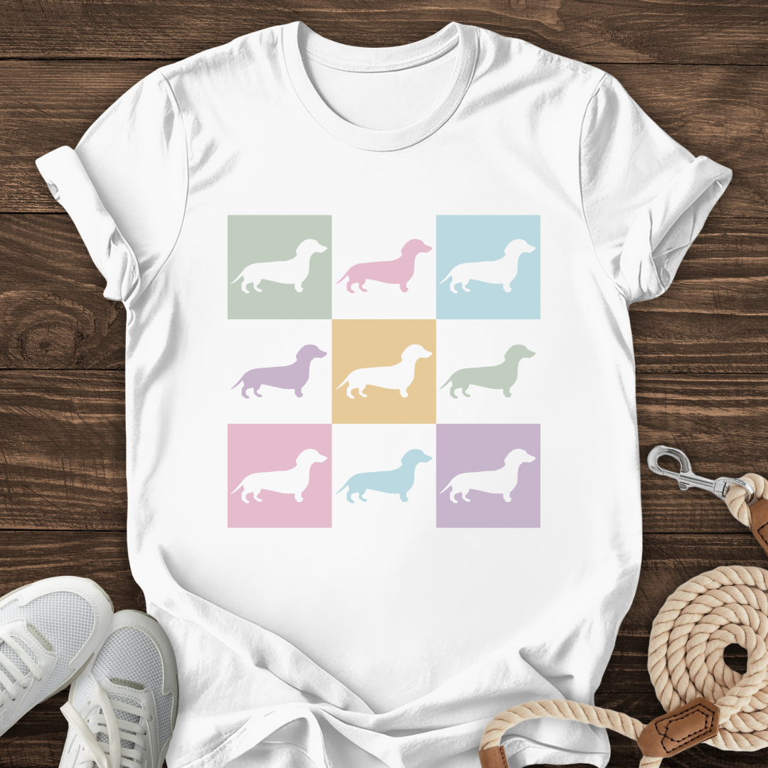 Minimal Dachshund Tee