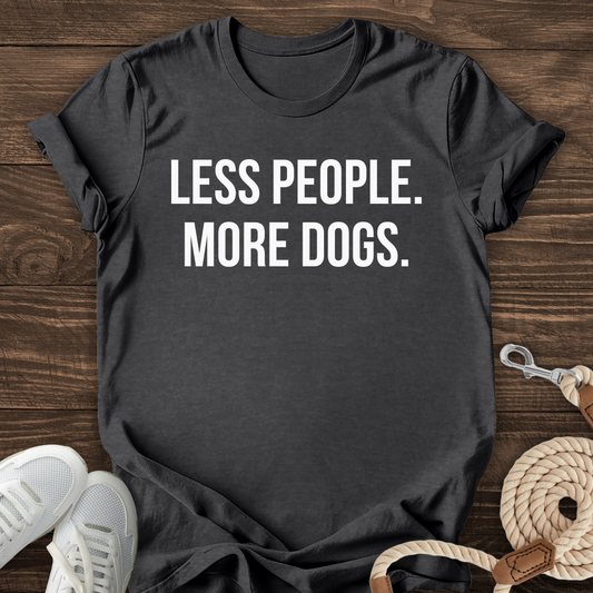 Less People More Dogs Tee